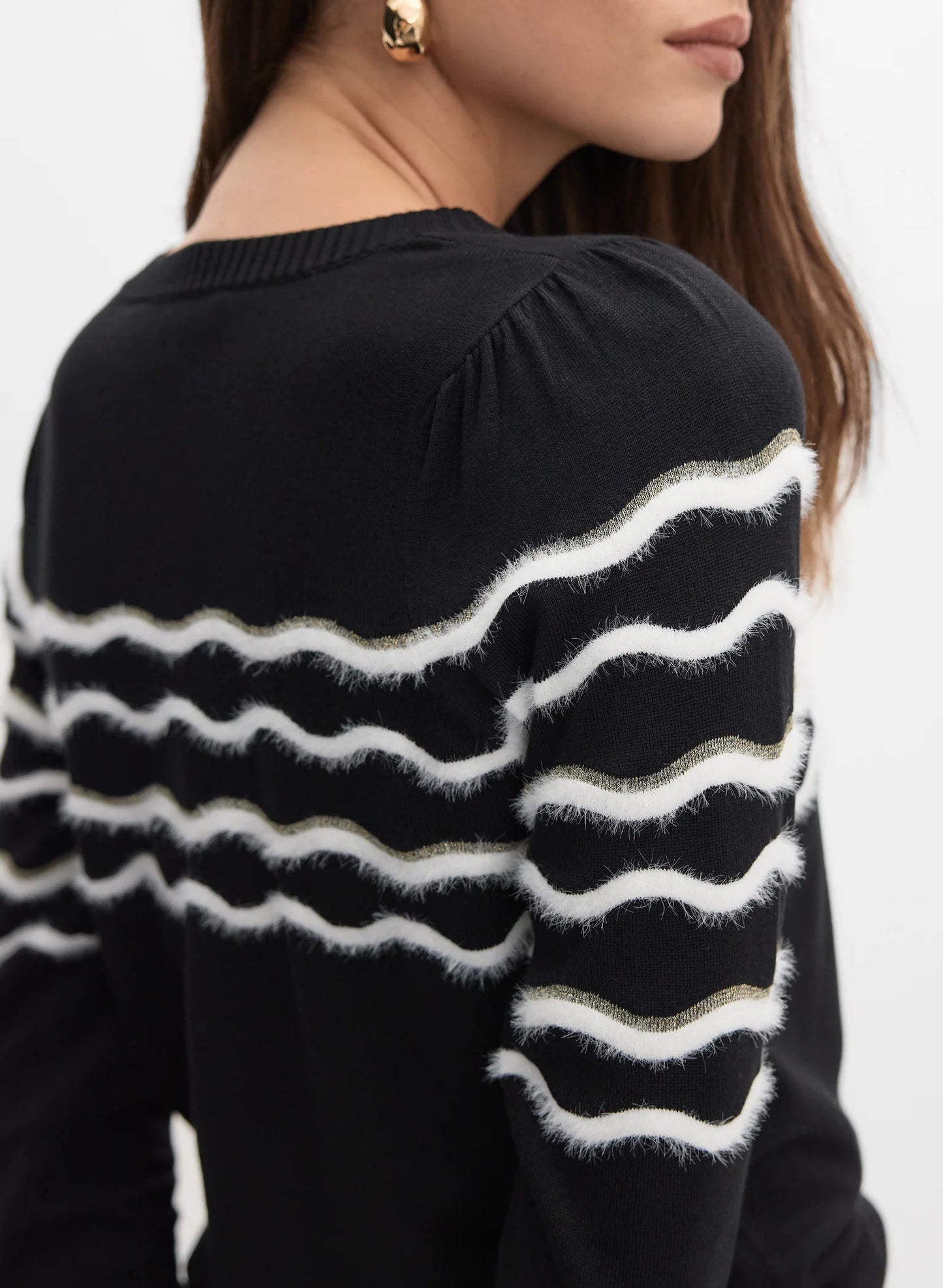 Wavy Stripe Sweater