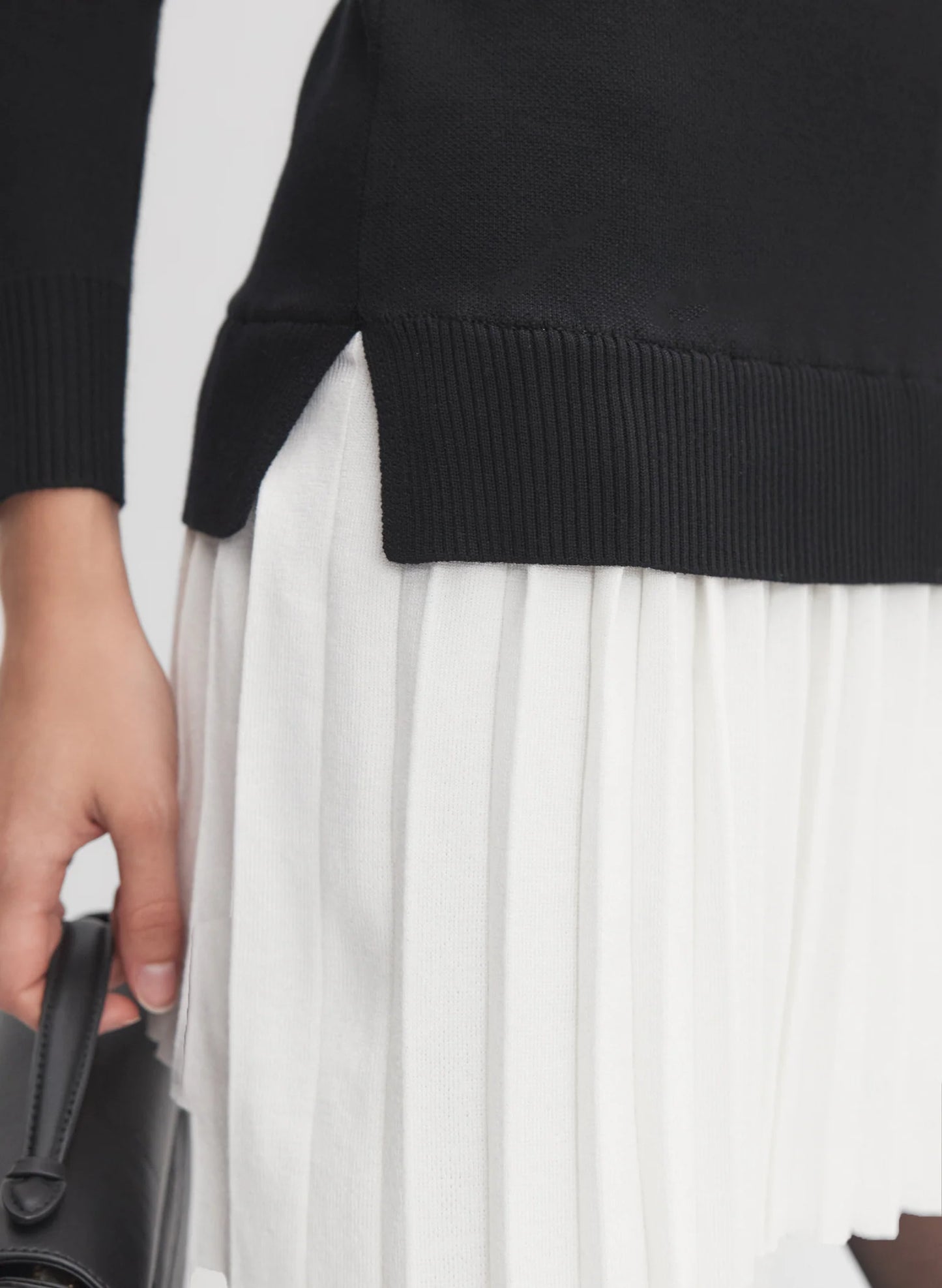 Pleated Bottom Dress