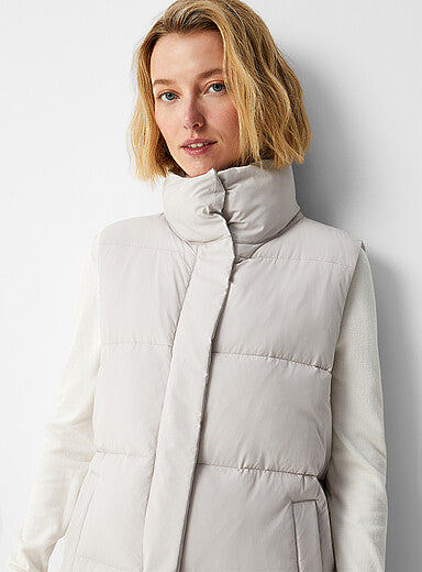 Long Stretch Puffer Jacket