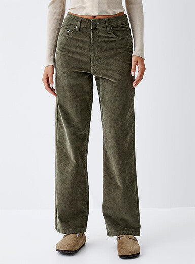 Corduroy Straight-Leg Pant