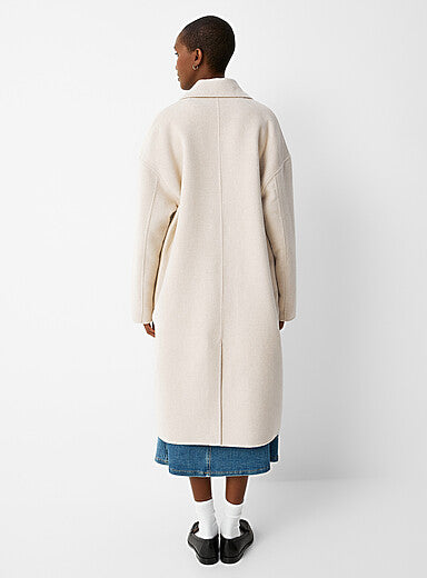 Oversized Reprocessed Wool Overcoat