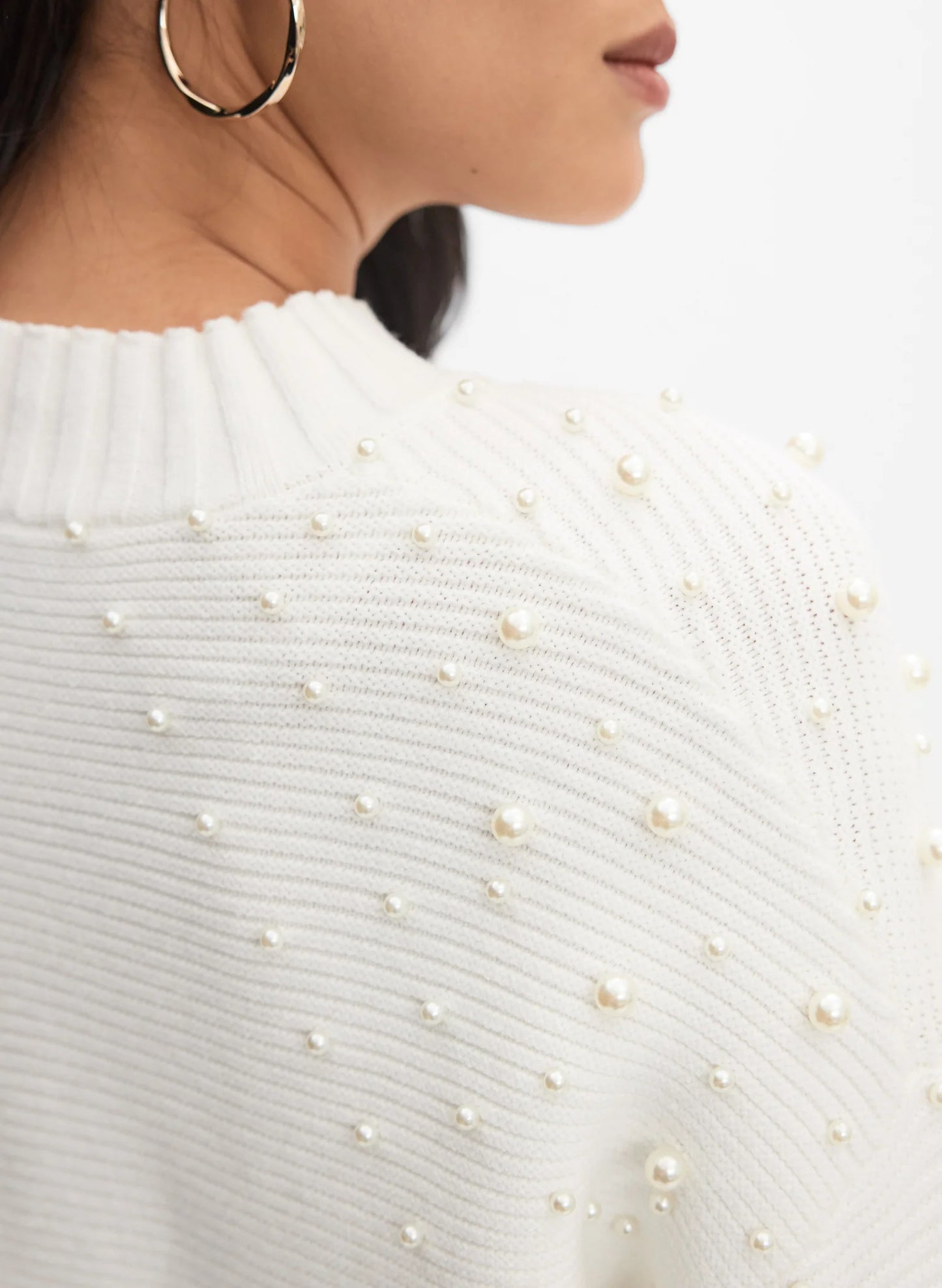 Pearl Embellished Sweater