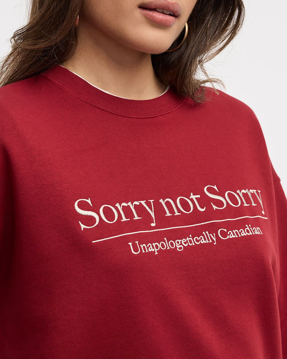 Long-Sleeve Crew-Neck Fleece Sweatshirt