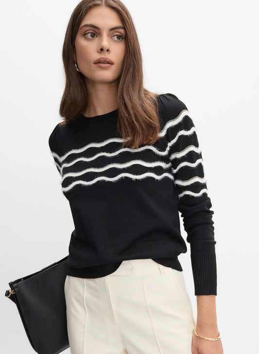 Wavy Stripe Sweater