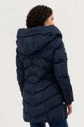 Gear Chevron Quilted Parka Jacket