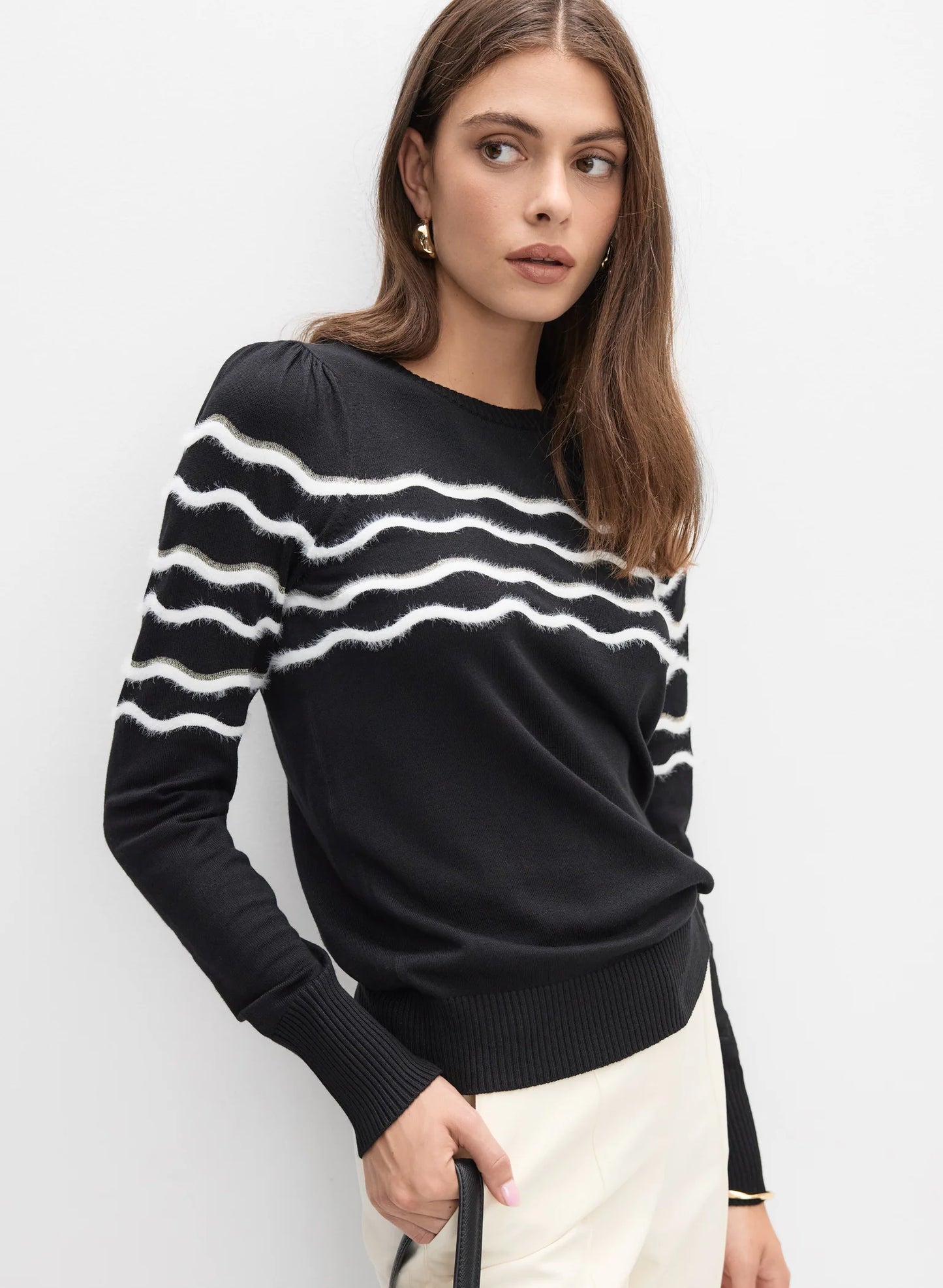 Wavy Stripe Sweater