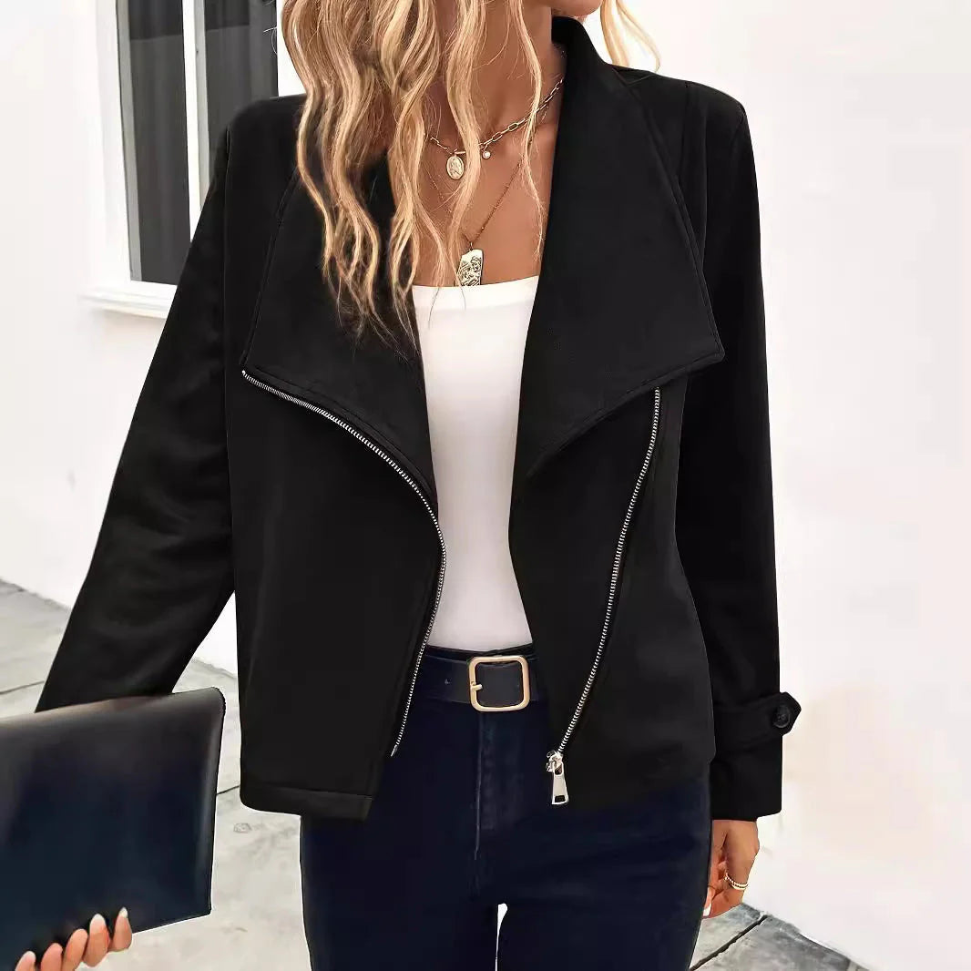 Ella | Asymmetrical Zip Jacket | Modern Minimalism