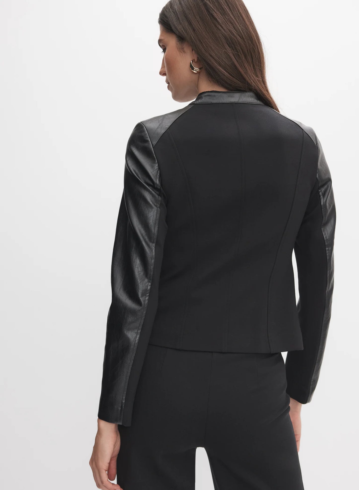 Vegan Leather Racer Jacket