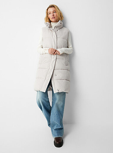 Long Stretch Puffer Jacket