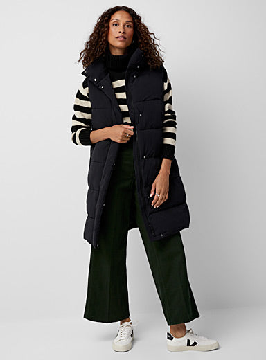 Long Stretch Puffer Jacket