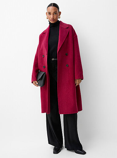 Oversized Reprocessed Wool Overcoat