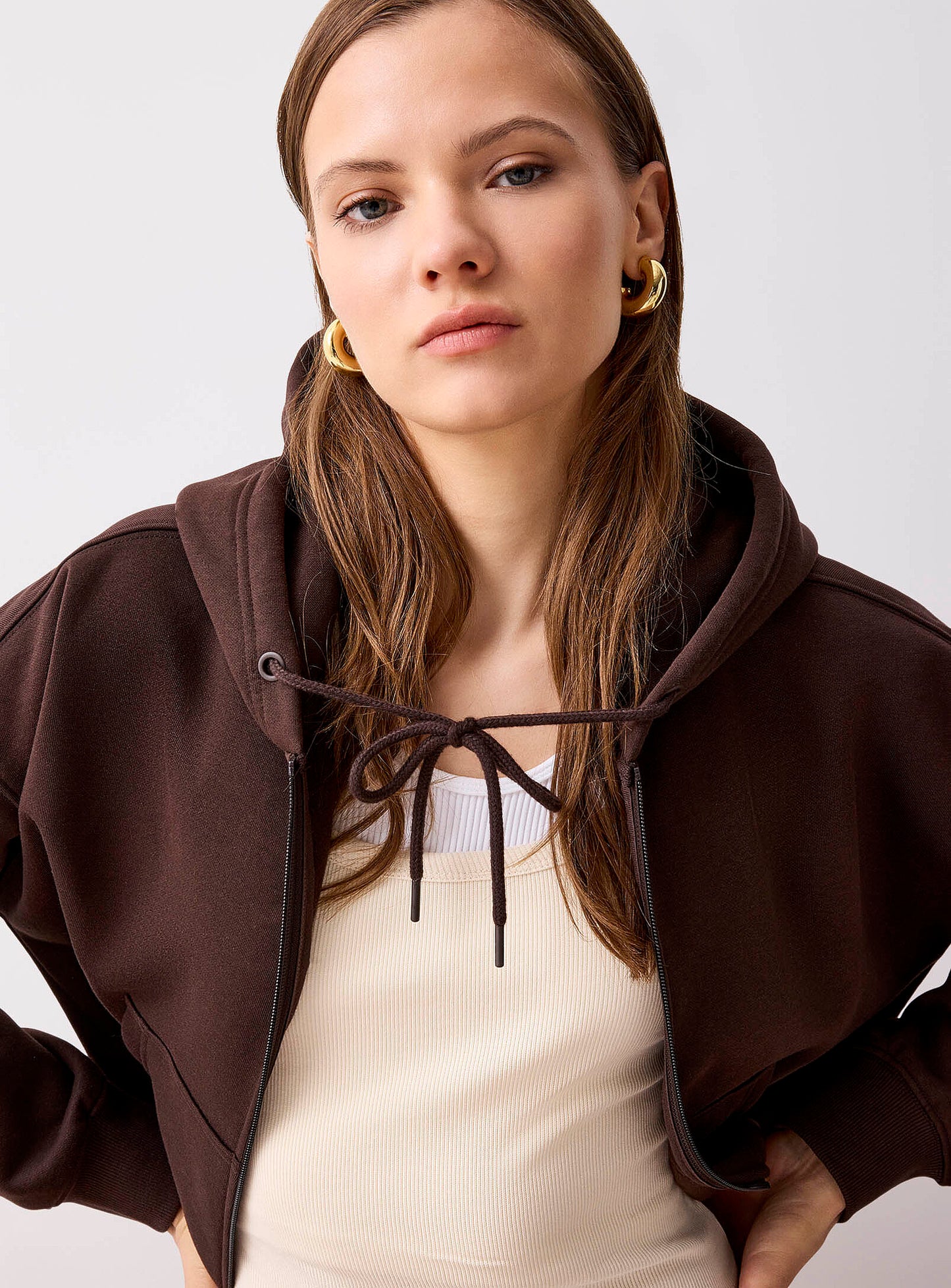 Soft Fleece Zip-Up Hoodie