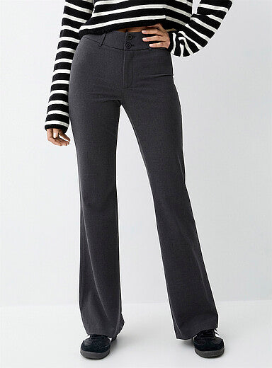 Low-Rise Bootcut Dress Pant