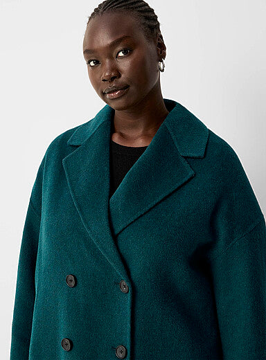 Oversized Reprocessed Wool Overcoat