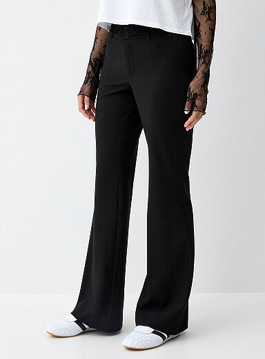 Low-Rise Bootcut Dress Pant