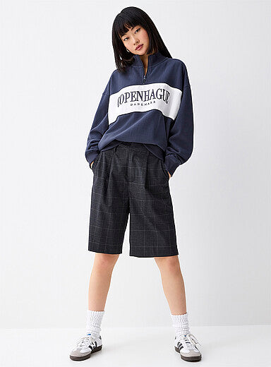 Destination Zip-Up Mock-Neck Sweatshirt