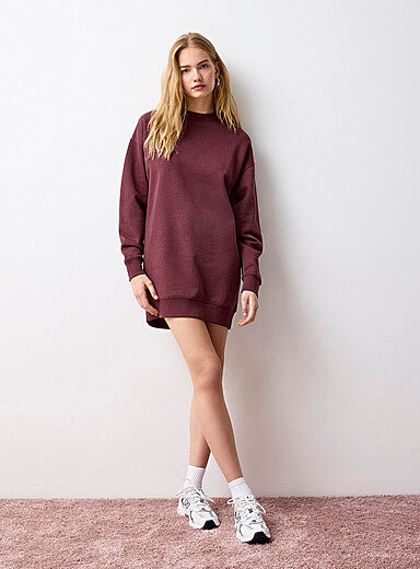 Loose Fleece Dress