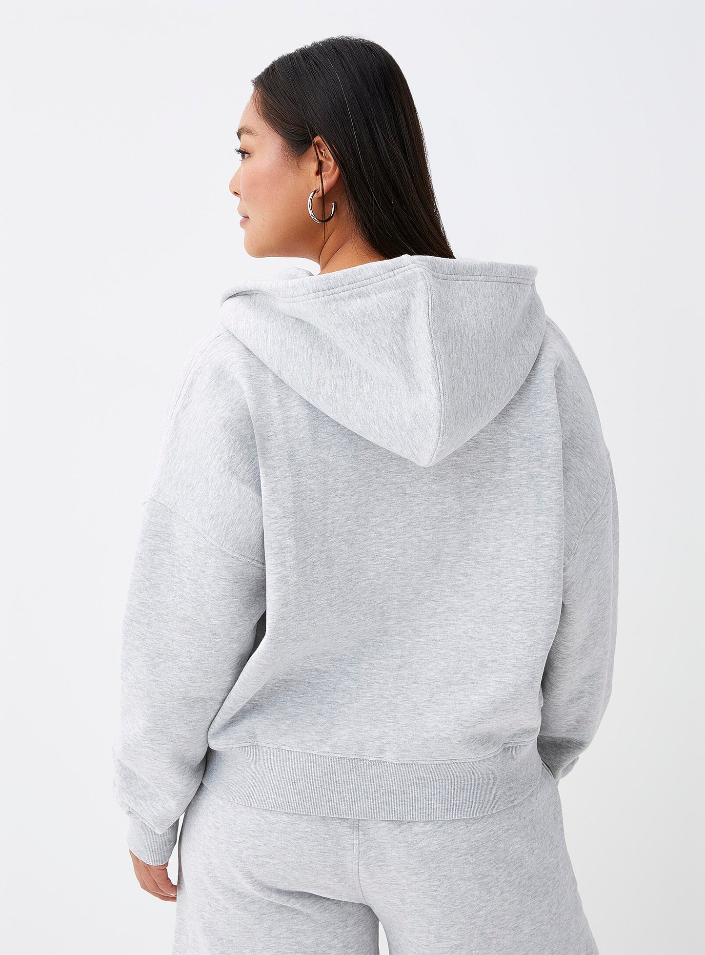 Soft Fleece Zip-Up Hoodie