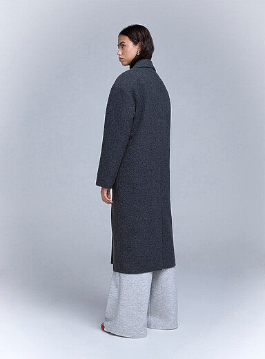 Double Pocket Felt Overcoat