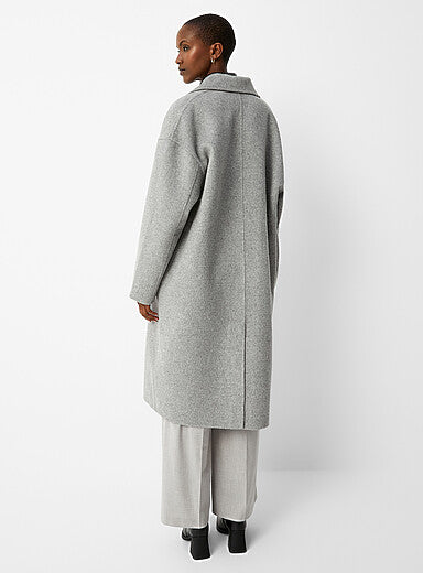 Oversized Reprocessed Wool Overcoat