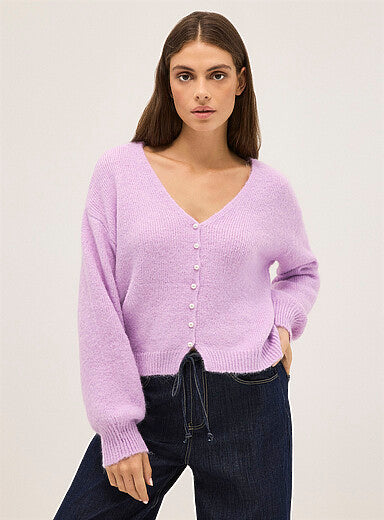 Pearly Buttons Reversible Cardigan