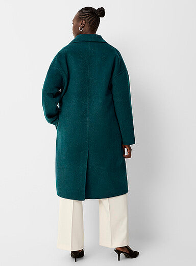 Oversized Reprocessed Wool Overcoat