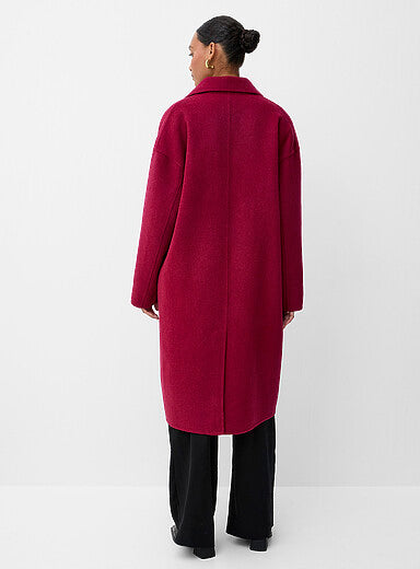 Oversized Reprocessed Wool Overcoat