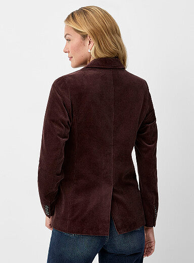 Marbled Button Corduroy Blazer