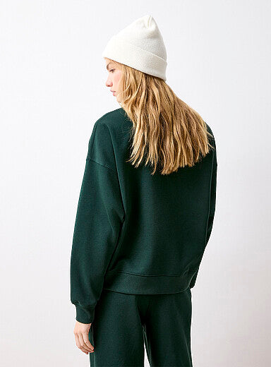 Oversized Thin Fleece Sweatshirt
