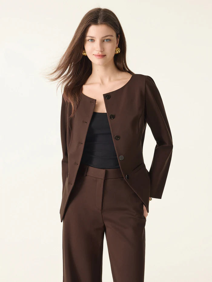 Empower Stretch Boatneck Blazer