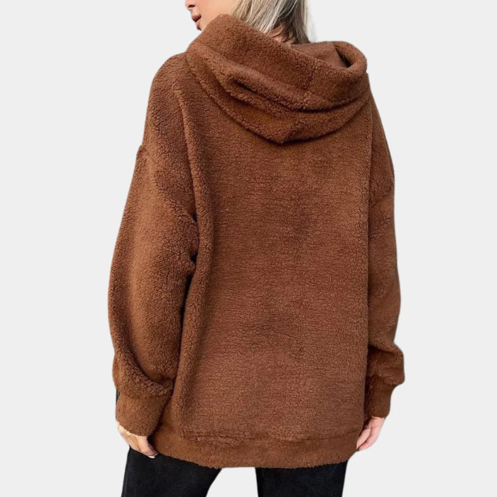 Emma | Oversized Fleece Hoodie | Ultimate Cozy Comfort | Soft Sherpa Fabric