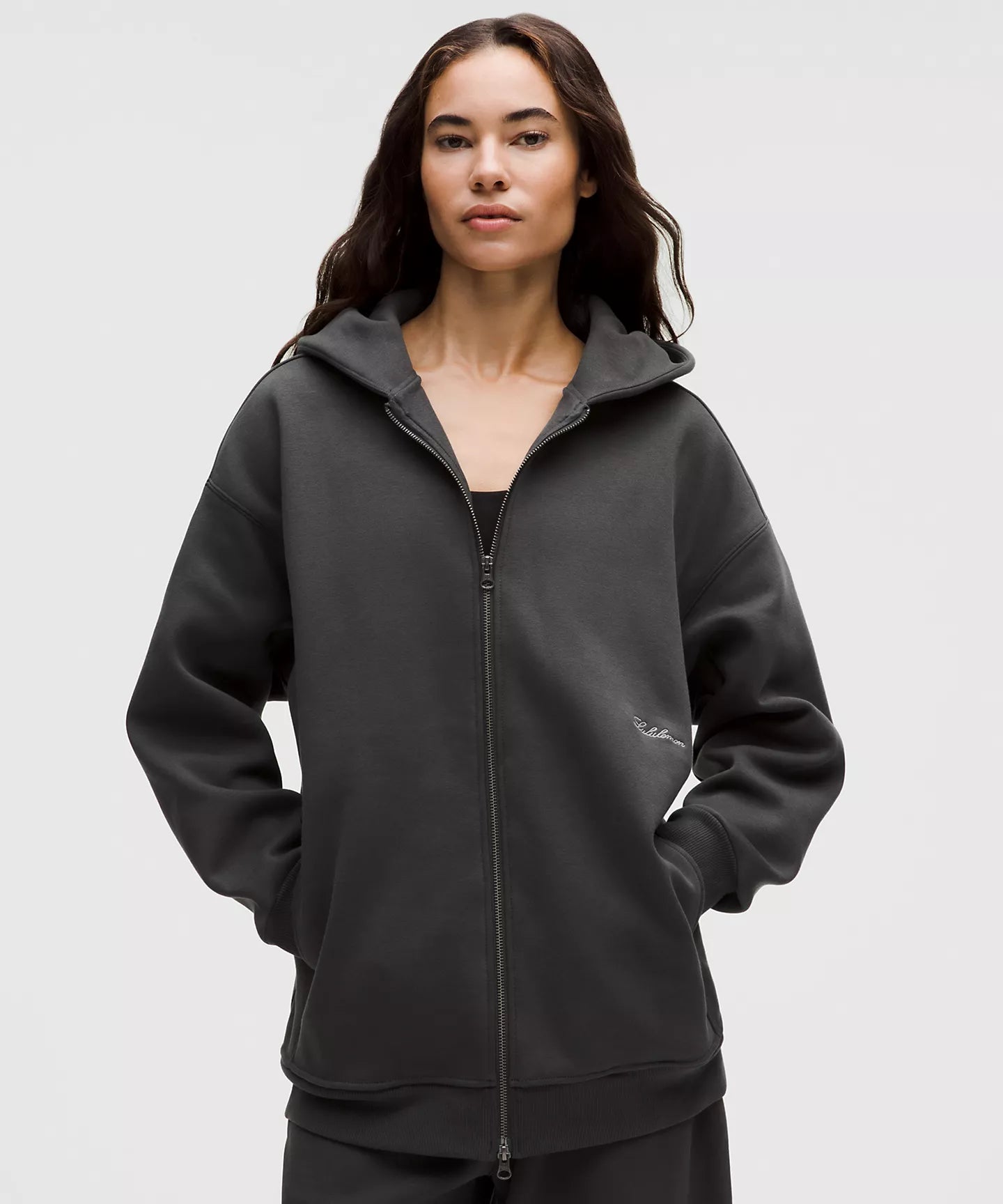 Women's Big Cozy Ultra-Oversized Full-Zip Hoodie