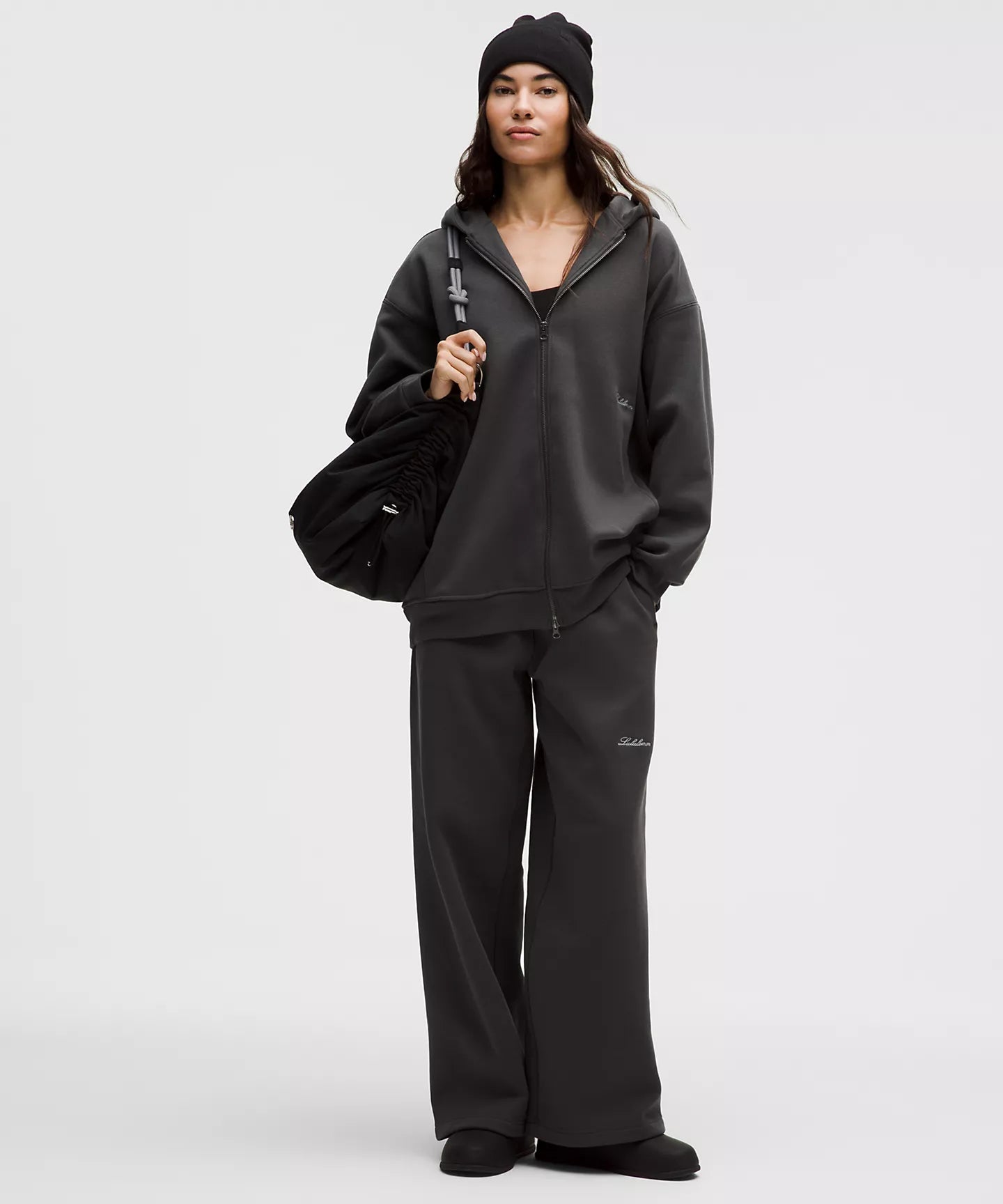 Women's Big Cozy Ultra-Oversized Full-Zip Hoodie