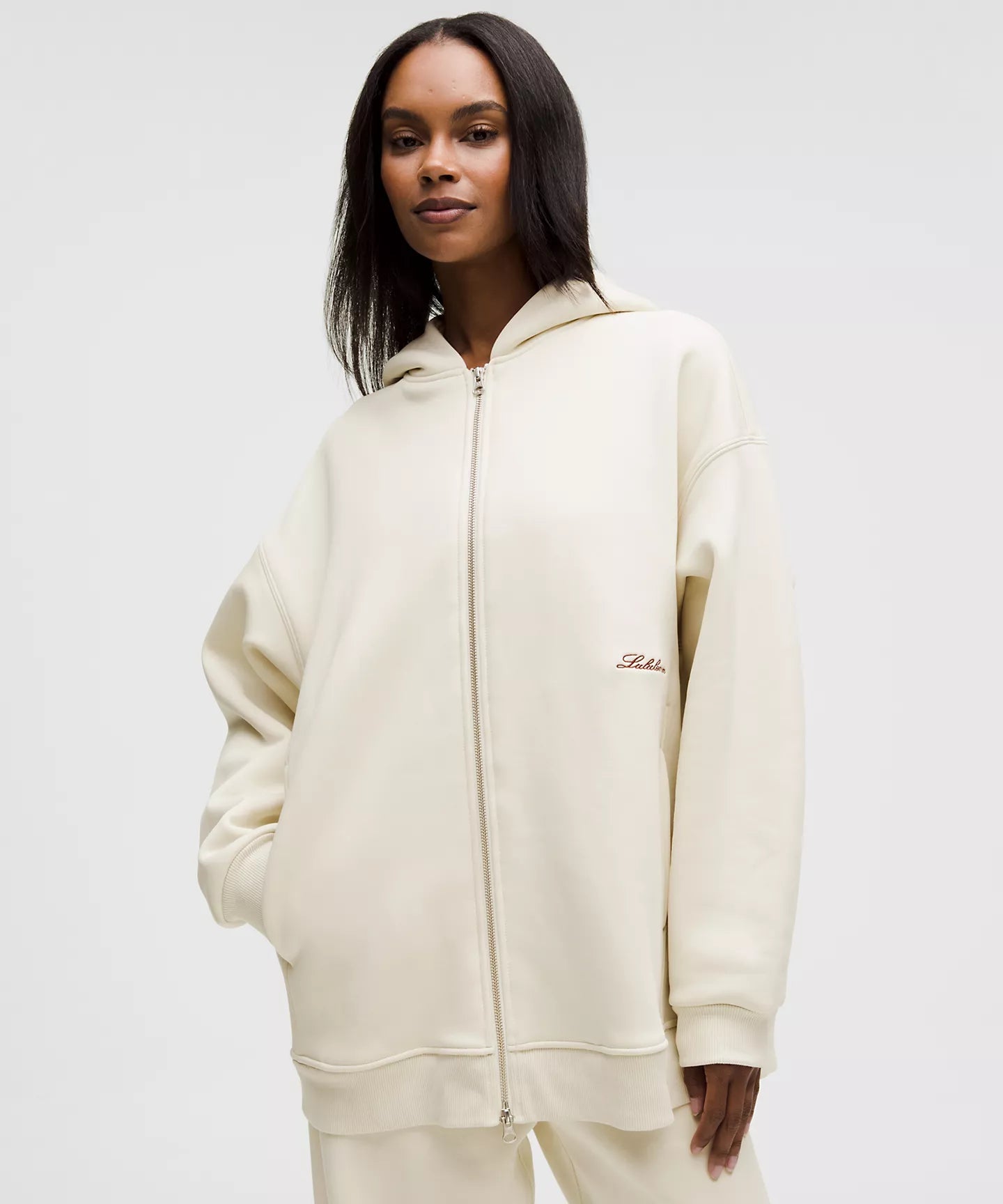 Women's Big Cozy Ultra-Oversized Full-Zip Hoodie