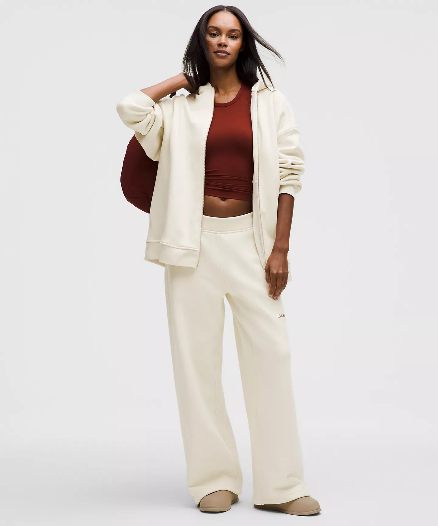 Women's Big Cozy Ultra-Oversized Full-Zip Hoodie