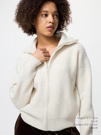 Soufflé Yarn Full-Zip Cardigan