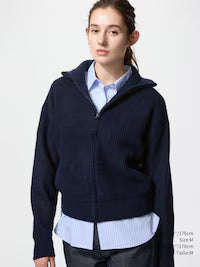 Soufflé Yarn Full-Zip Cardigan