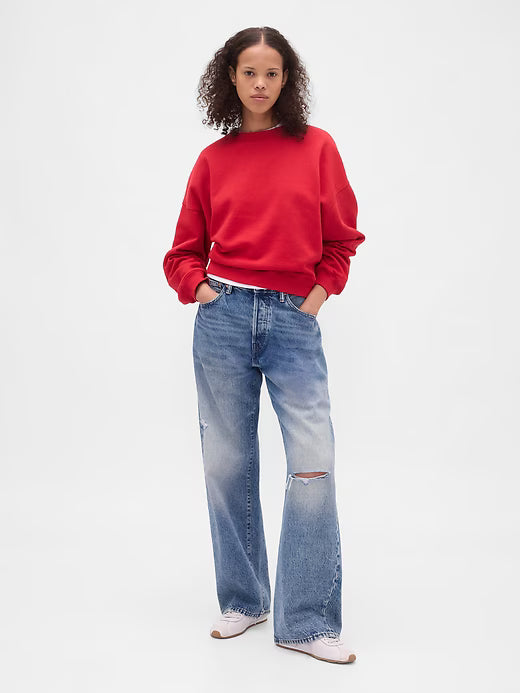 VintageSoft Wedge Crewneck Sweatshirt