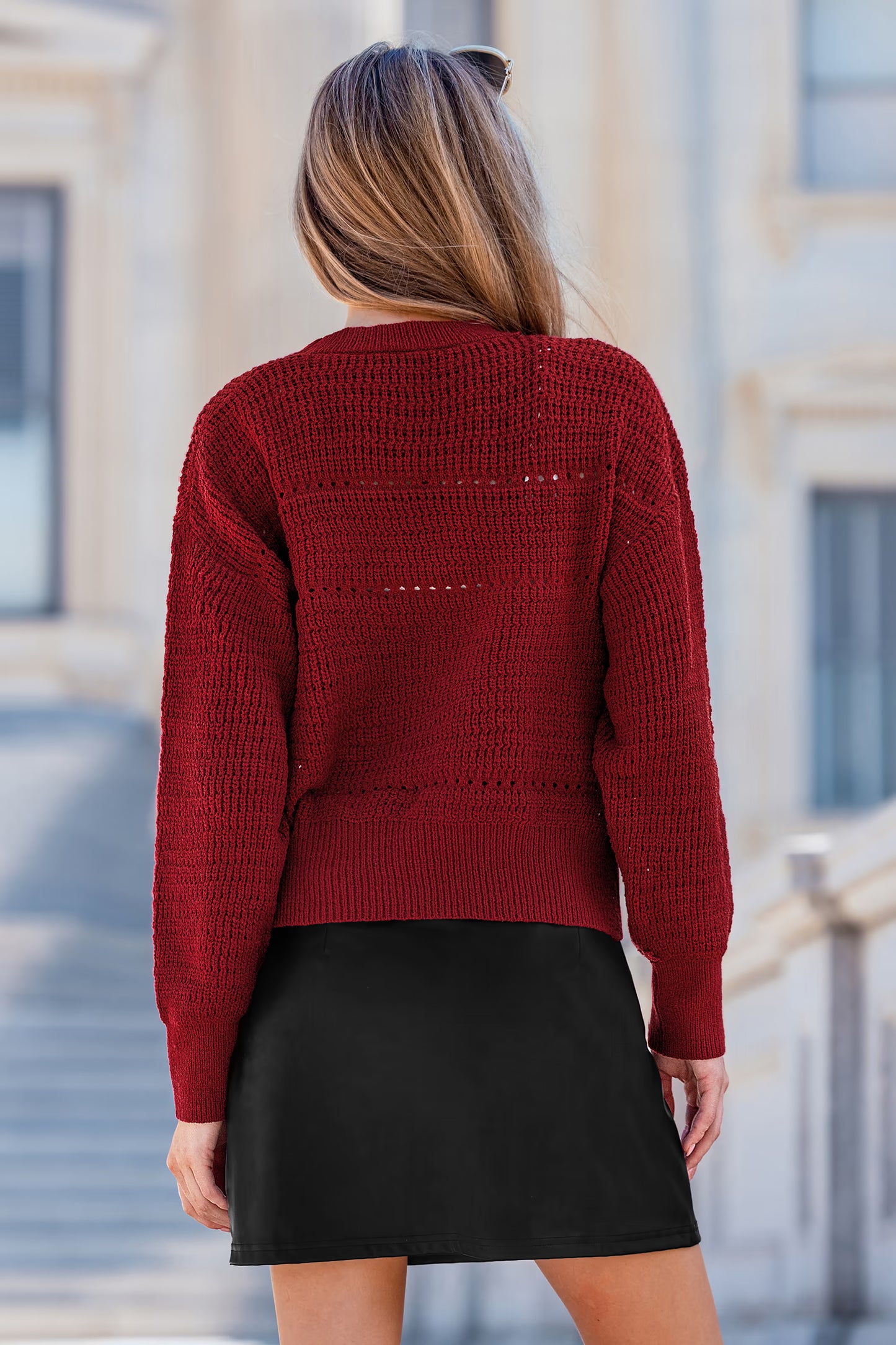 Take a Bow Red Sweater