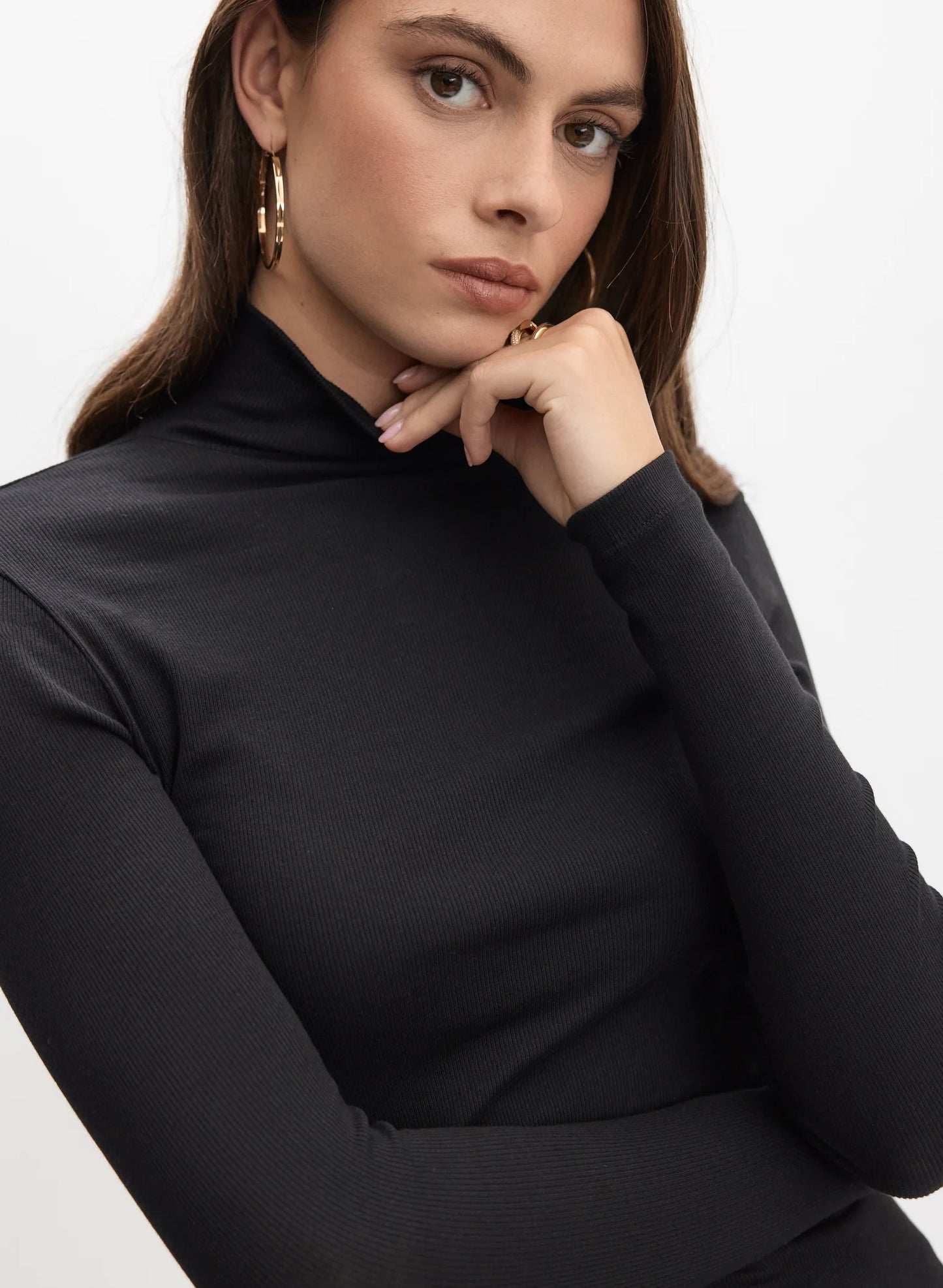 Long Sleeve Turtleneck Top