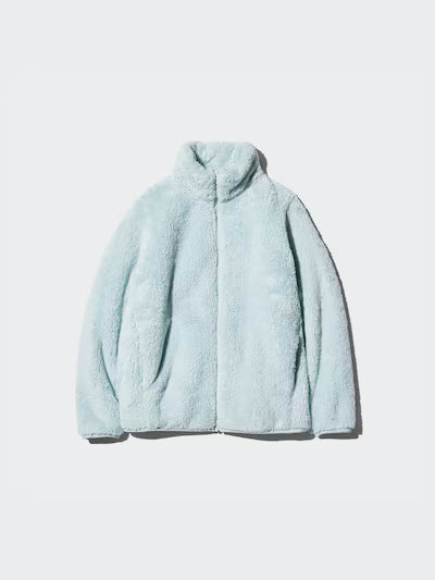 Fluffy Yarn Fleece Full-Zip Jacket