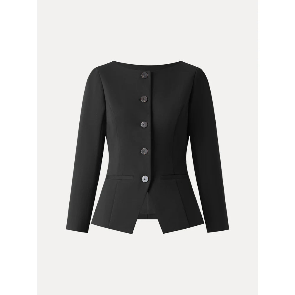 Empower Stretch Boatneck Blazer