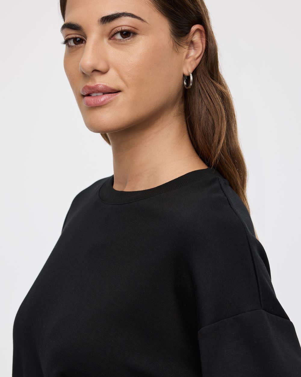 Long-Sleeve Crew-Neck Sweatshirt – R Essentials