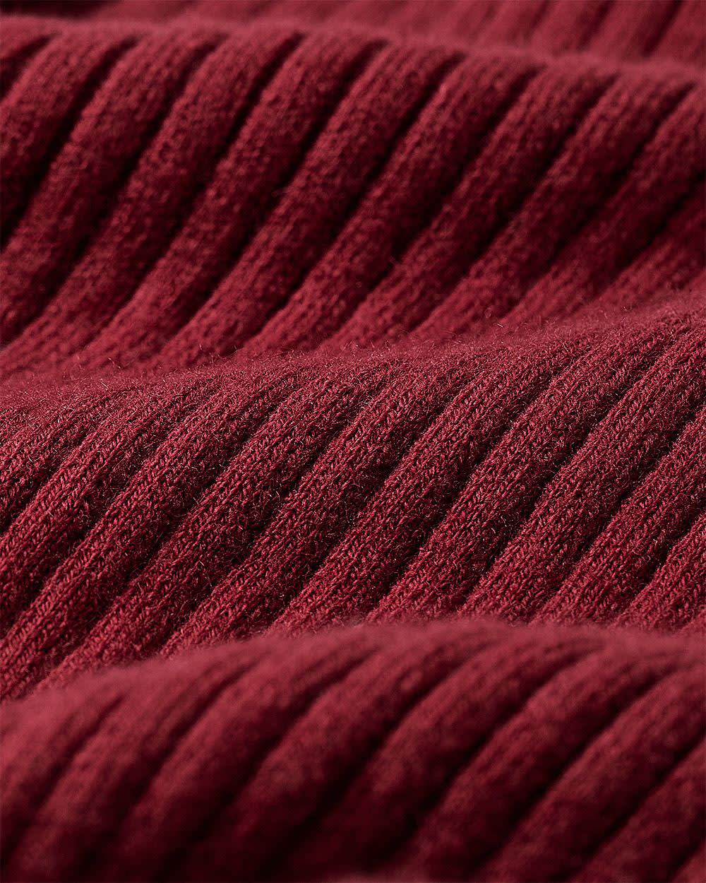 Cotton-Merino-Blend Short-Sleeve Ribbed Polo Dress