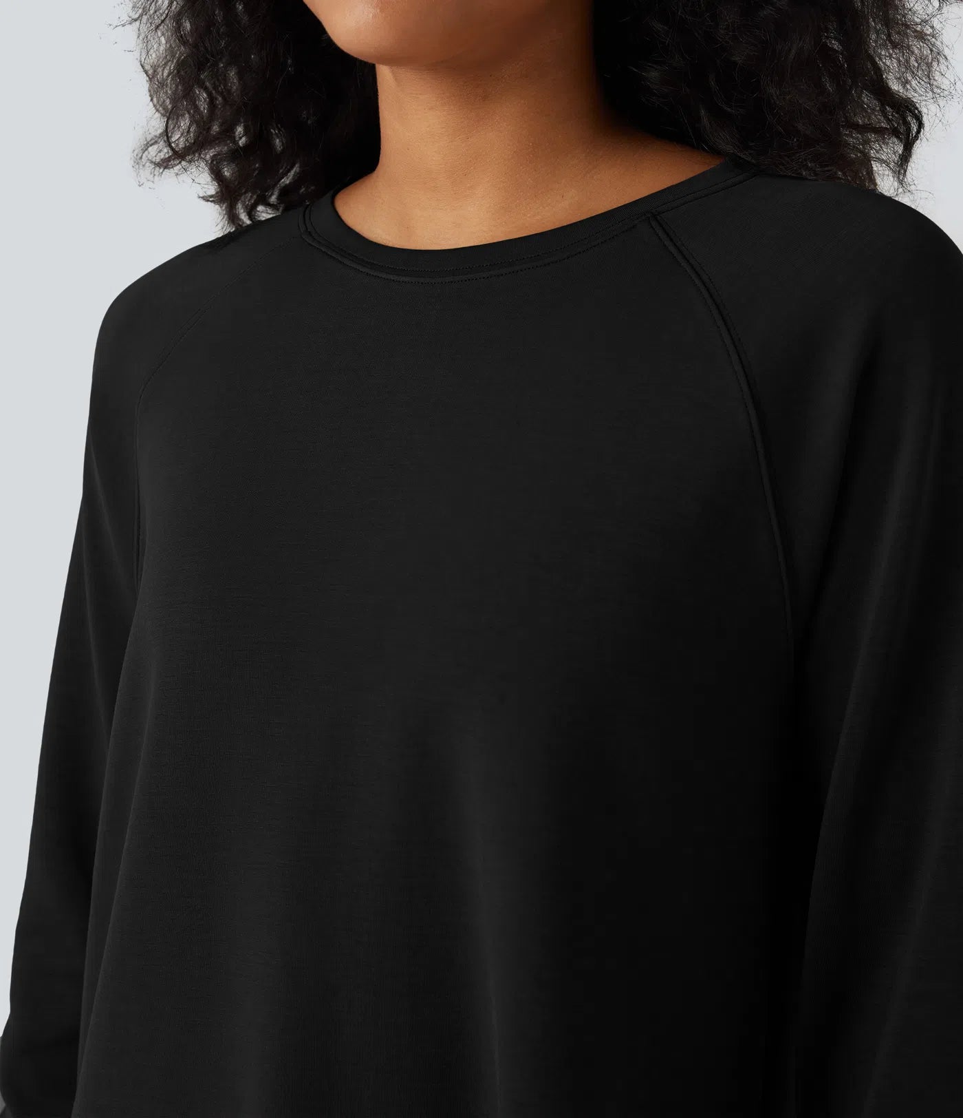 Women’s Round Neck Long Sleeve Casual Sweatshirt