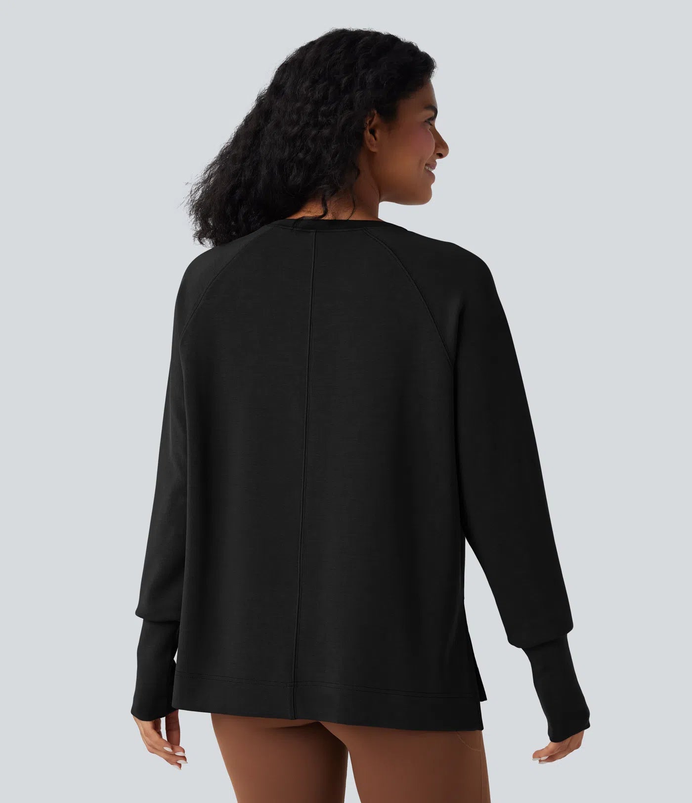 Women’s Round Neck Long Sleeve Casual Sweatshirt